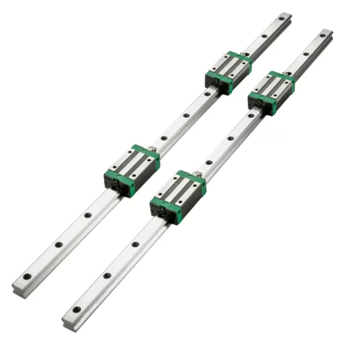  Lineáris vezető HSR20 lineáris vezeték készlet 1700 mm, 2 sín + 4 csapágykocsi CNC és ipari gépekhez