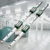  Lineáris vezető HSR20 lineáris vezeték készlet 1700 mm, 2 sín + 4 csapágykocsi CNC és ipari gépekhez