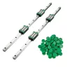  Lineáris vezető HSR20 lineáris vezeték készlet 1700 mm, 2 sín + 4 csapágykocsi CNC és ipari gépekhez