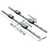  Lineáris vezető HSR20 lineáris vezeték készlet 1700 mm, 2 sín + 4 csapágykocsi CNC és ipari gépekhez