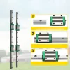  Lineáris vezető HSR20 lineáris vezeték készlet 1700 mm, 2 sín + 4 csapágykocsi CNC és ipari gépekhez
