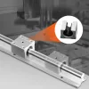 Lineáris vezeték készlet 2 db SBR16 1000mm lineáris vezető sín 4 db SBR16UU csapágyazott blokk CNC alkatrész