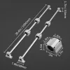 Lineáris vezetősín készlet 2 db 1000 mm SFC16 vezetősín, 4 db SC16 csapágykészlet 4 db síntartó