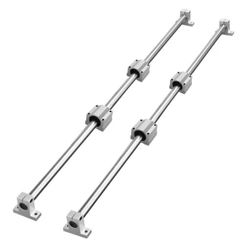 Lineáris vezetősín készlet 2x1000 mm SFC20 vezetősín 4xSC20 csapágykészlet 4x síntartó automatizált gépgyártáshoz