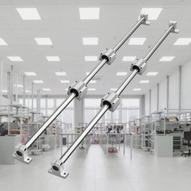   Lineáris vezetősín készlet 2x1000 mm SFC20 vezetősín 4xSC20 csapágykészlet 4x síntartó automatizált gépgyártáshoz