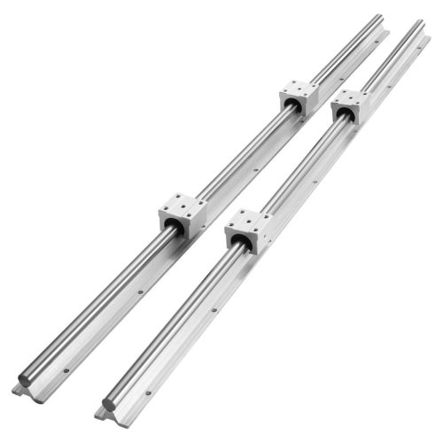 Lineáris vezetősín készlet 2 db 120 cm-es SBR25 vezetősín és 4 db SBR25UU csapágykészlet automatizált gépekhez