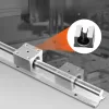 Lineáris vezeték készlek 2 db SBR20 1800mm lineáris vezető sín 4 db SBR20UU csapágyazott blokk CNC gépekhez