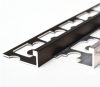 AV 4,5 mm L alakú alumínium csempeszegély élvédő bronz szín 4,5x2700 mm