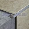 AV Csempe élvédő pezsgő titán szegély 6x2700 mm eloxált alumínium L profil