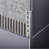 OX Csempeszegély L alakú natúr alu sarokprofil vékony élvédő 10-11x2500 mm