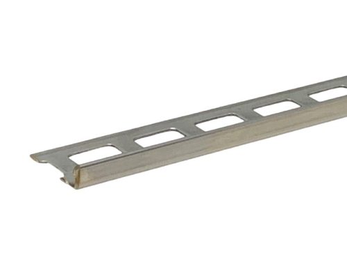 OX 6 mm L profil rozsdamentes fém csempeszegély kültéri beltéri inox élvédő 