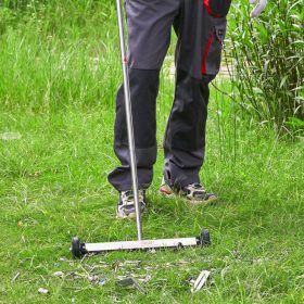   Mágneses seprőgép 43 cm teleszkópos nyelű mágneses seprű magnetikus seprőgép fémhulladék-gyűjtés