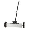  Mágneses seprőgép 77-113 cm teleszkópos mágneses seprű magnetikus fémhulladék-gyűjtő 20,4 kg mágneses erő