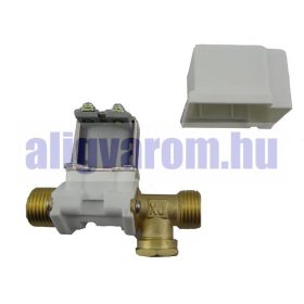   Mágnes szelep elektromos szelep 12V 1/2" csatlakozó, alaphelyzetben zárt szelep állás 