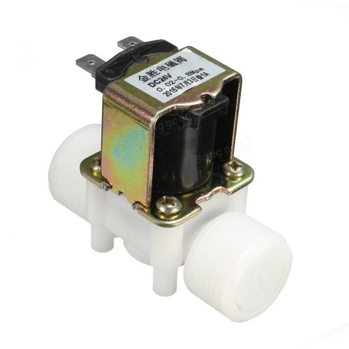 Mágnes szelep 24V 3/4" csatlakozó, alaphelyzetben zárt kivitel elektromos szelep szolenoid szelep