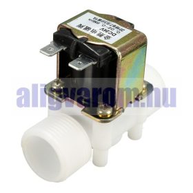   Mágnes szelep 24V 3/4" csatlakozó, alaphelyzetben zárt kivitel elektromos szelep szolenoid szelep