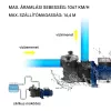 1 LE medenceszivattyú 15 000 l/óra, 750 W, 14,5 m emelőmagasság, homokszűrős medencékhez