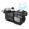 Medence szűrőszivattyú 1100W fordulatszám-szabályozható medenceszivattyú 26 000 l/óra, 15 m emelőmagasság