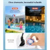 Medenceszivattyú 1300W 28 800 l/óra áramlási sebesség 17 m szállítómagasság, 24 órás időzítővel és szűrőkosárral