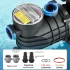 250W medenceszivattyú 11 700 l/óra szűrőszivattyú előszűrő kosárral