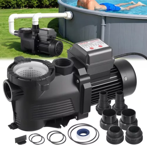 550W medenceszivattyú 14 000 l/óra, időzítővel és előszűrő kosárral