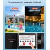 550W medenceszivattyú 14 000 l/óra, időzítővel és előszűrő kosárral