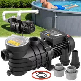   Medenceszivattyú 180W szűrőszivattyú 10 800 l/óra áramlási sebesség 8 m szállítómagasság