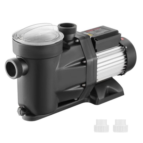 1,5 LE föld feletti medenceszivattyú, 220 V-240 V, 1450/2860 RPM kétsebességes szivattyú, 1100 W, 27800 l/h maximális áramlási sebesség, nagy teljesítményű szivattyú, energiatakarékos medenceszivattyú föld feletti medencékhez, CE tanúsítvánnyal