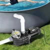 Medenceszivattyú 3 kW szűrőszivattyú 35 000 l/h áramlási sebesség 19 m szállítómagasság, 24 órás időzítővel