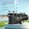 Medenceszivattyú 3 kW szűrőszivattyú 35 000 l/h áramlási sebesség 19 m szállítómagasság, 24 órás időzítővel