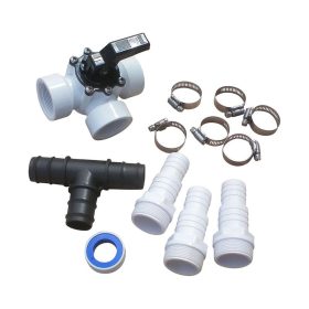   Bypass 3-utas kerülő szelep medence jakuzzi szűréshez medence fűtéshez háromutas csap