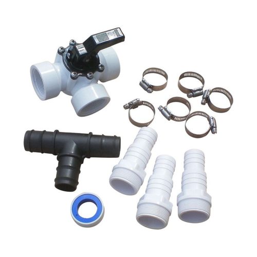 Bypass 3-utas kerülő szelep medence jakuzzi szűréshez medence fűtéshez háromutas csap