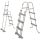 Biztonsági medence létra, kétágú létra 107 cm magas medencékhez