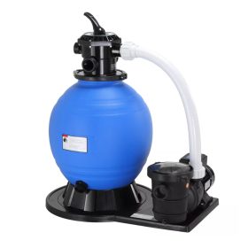   Medence vízforgató szivattyú extra nagy homokszűrő tartály 15900 liter/h 50 m³-es medencéig