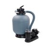 Homokszűrős medence vízforgató szivattyú max. 6 m³/h teljesítménnyel 30 m³ vízmennyiségű medencékhez ajánlott