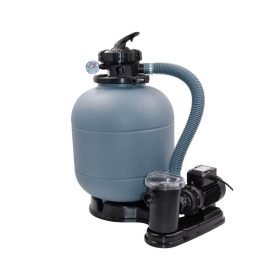   Homokszűrős medence vízforgató szivattyú max. 6 m³/h teljesítménnyel 30 m³ vízmennyiségű medencékhez ajánlott