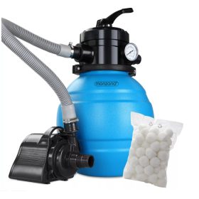   Medence vízforgató szivattyú és homokszűrő 4500 liter/h szűrőgolyóval