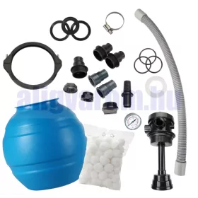   Medence vízforgató szivattyú és homokszűrő 4500 liter/h szűrőgolyóval