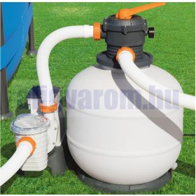   Homokszűrős medence vízforgató szivattyú 7751 liter/h teljesítménnyel nagy medencékhez