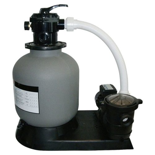 Homokszűrős medence vízforgató szivattyú max. 14,4 m³/h teljesítménnyel 40 m³ vízmennyiségű medencékhez ajánlott