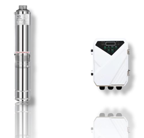 110V Mélykút szivattyú és szolár vezérlés 45 méter emelési magasság 9 m³/h egyenáramú 110V 750W Modell: 4DPC9-45-110-750