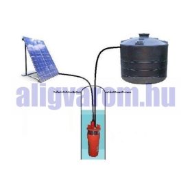   12V mélykút szivattyú egyenáramú 96W 360 l/h - Napelemről, akkumulátorról közvetlenül működtethető