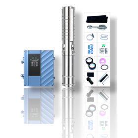   200V Mélykút szivattyú és szolár vezérlés 203 méter emelési magasság 4,8 m³/h egyenáramú 200V 1500W Modell: 4DSC4.8-203-200-1500-A/D