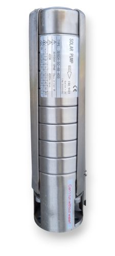 Mélykútszivattyú alkatrész tartalék rozsdamentes impeller 50 méter emelési magasság 4 m³/h Modell: 3DSC4-50-48-400 szivattyúhoz