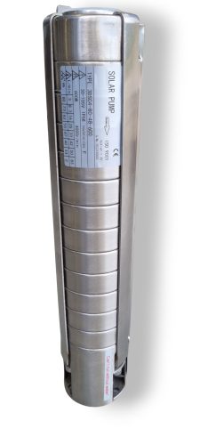 Mélykútszivattyú alkatrész tartalék rozsdamentes impeller 80 méter emelési magasság 4 m³/h Modell: 3DSC4-80-48-600 szivattyúhoz