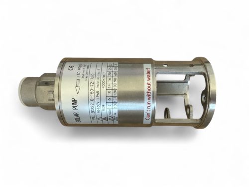 Mélykútszivattyú alkatrész tartalék rozsdamentes impeller 150 méter emelési magasság 2 m³/h Modell: 3DSS2.0-150-72-750 szivattyúhoz