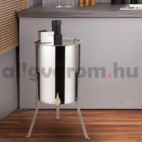   Mézpergető rozsdamentes acél 4 keretes elektromos mézpergető méhsejt méz kivonat készítéshez
