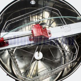   Mézpergető rozsdamentes acél anyagból készült 4 keretes méhsejt méz kivonat készítéshez