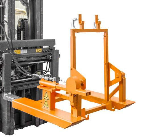 Hulladék tartály ürítő Kukabillentő targonca adapter - 120 literes - hidraulikus kivitel