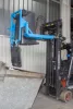 Hulladék tartály ürítő Kukabillentő targonca adapter - 120 literes - hidraulikus kivitel